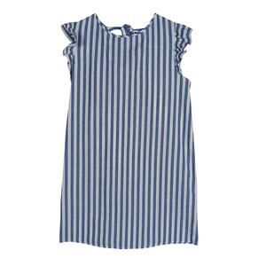 Shein Sheath Nautical Dress Size XL Striped Blue and White Pullover Short Sleeve